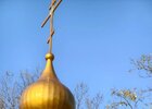 Небесный венец для Вишневки: Освящение креста и установка купола в храме Святого Георгия Победоносца