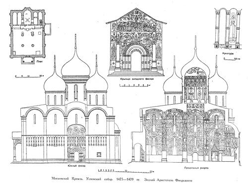 архитектурный план Успенского собора
